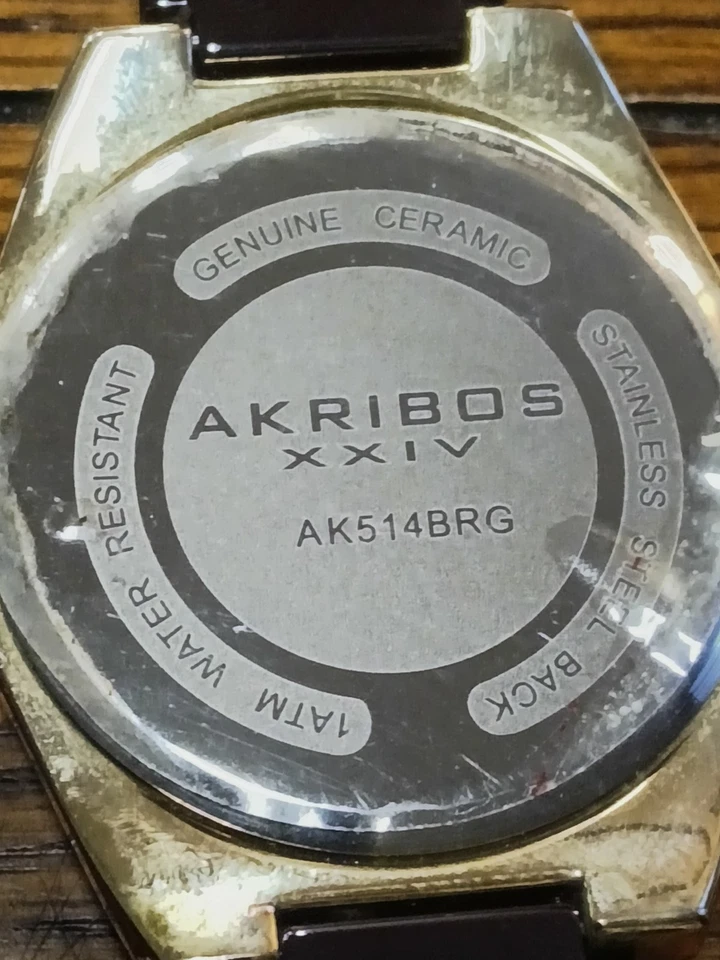 Akribos XXIV Quarts Men's Watch Gold Tone - Image 2 of 4