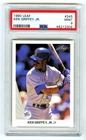 KEN GRIFFEY JR.~SEATTLE MARINERS~1990 LEAF PSA-9 MINT GRADED BASEBALL CARD #245
