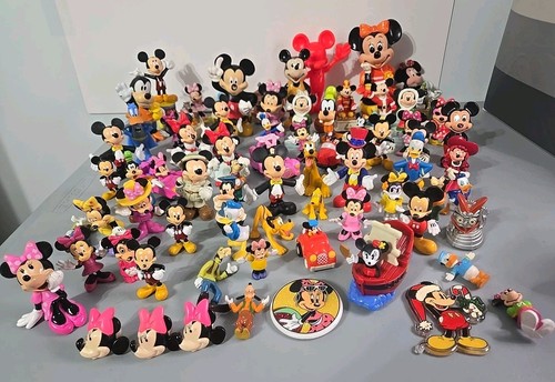 Mickey Minnie Mouse Pluto Goofy Figurines Lot Of 70+ Figures PVC Mcds Toys - Picture 5 of 8