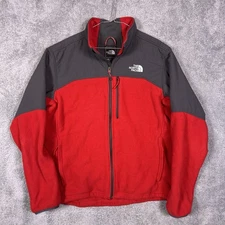 The North Face Jacket Mens L Dualie Grid Fleece Full Zip Tech Softshell Vintage