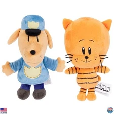 Dog Man Movie Plush 2-Pack - Dog Man & Lil Petey Stuffed Toys by JAKKS Pacific