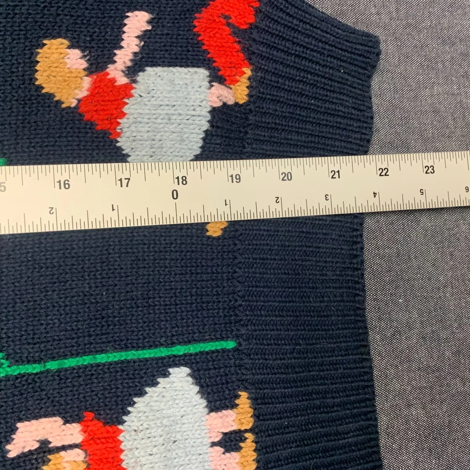 Suéter para mujer Susan Bristol talla 34 verde niños trepadores árboles novedad tejido Foto 4 de 4