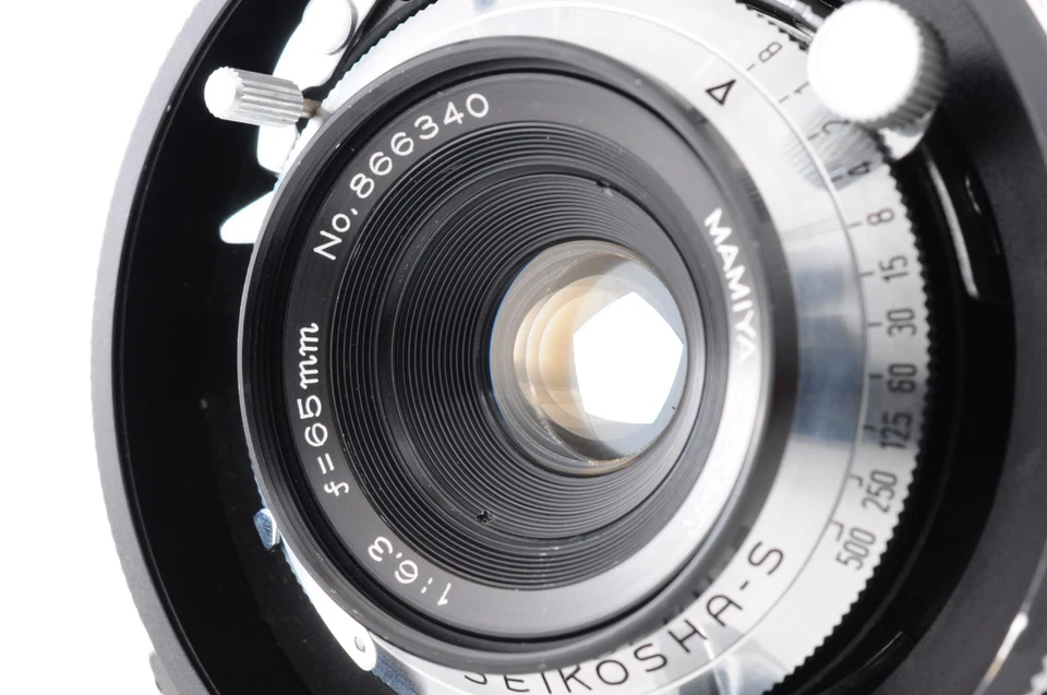 *NEAR MINT in BOX* Mamiya Sekor 65mm f/6.3 + Sucher für Universal Press Super 23 - Bild 2 von 4