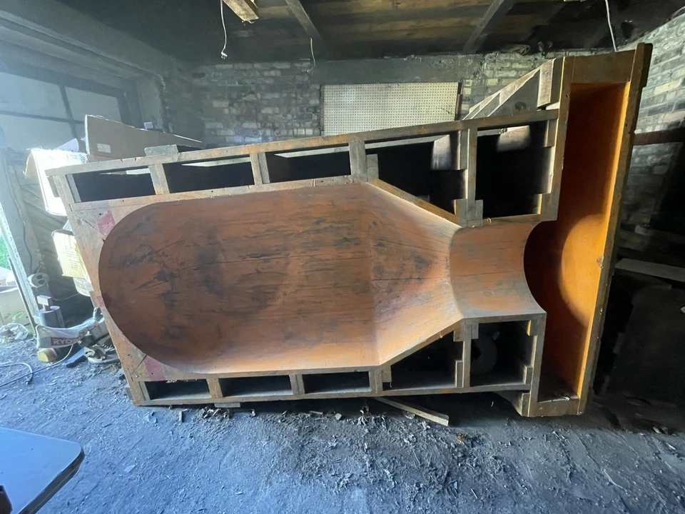 HUGE Wood Foundry Mold Steampunk Industrial Art Military WW2 ONE OF A KIND! - Image 3 of 4