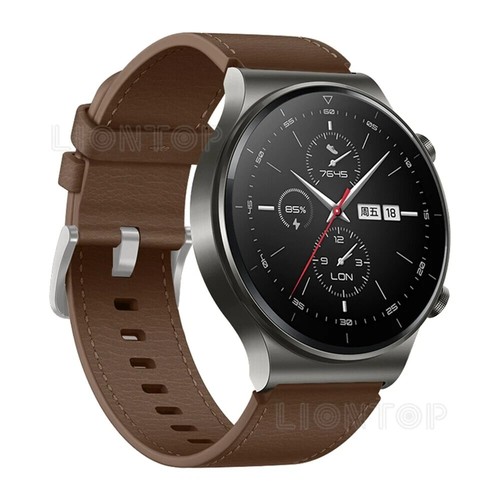 Genuine Huawei Watch GT 2 Pro 22mm Quick Release Watch Band Leather Strap - Picture 2 of 4