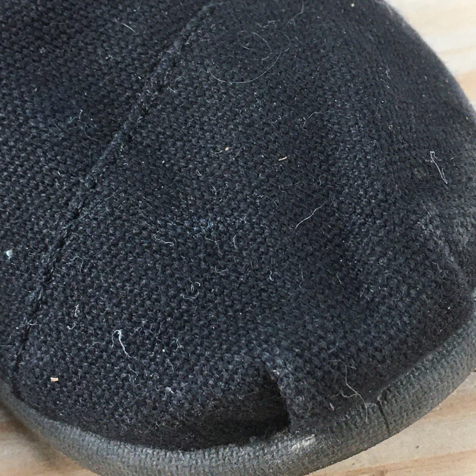 Zapatos Toms Niños 3 Niños Clásicos Alpargata Sin Cordones Mocasines Planos Tela Negra Foto 4 de 4