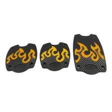 Pedalset Sportpedale Abdeckungen Gelb Für Peugeot 106 206 207 306 309 406 407