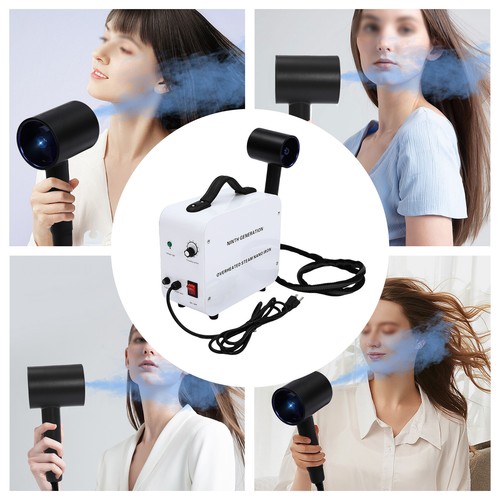 1200W Nano Hair Steamer Spray Machine Blue Light Color Processor Salon Beauty