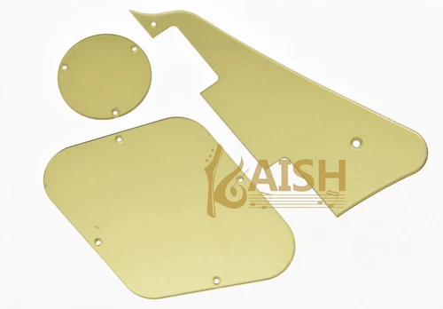 Gold Mirror LP Pickguard Control Plate Switch Cavity Covers Fits Gibson Les Paul