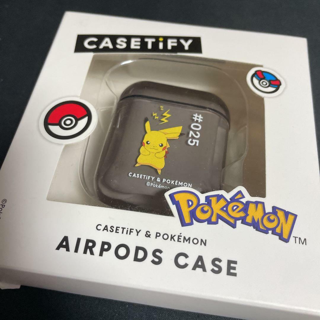 Pokemon x Casetify Apple AirPods Case Pikachu Black limited Pokemon x Casetify Apple AirPods Case Pikachu Black limited