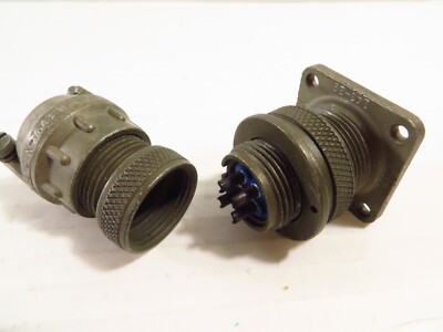 Amphenole Bendix7450, MS3102A-14S-2S 4-PIN Mount w/ 7543, MS3057-6B