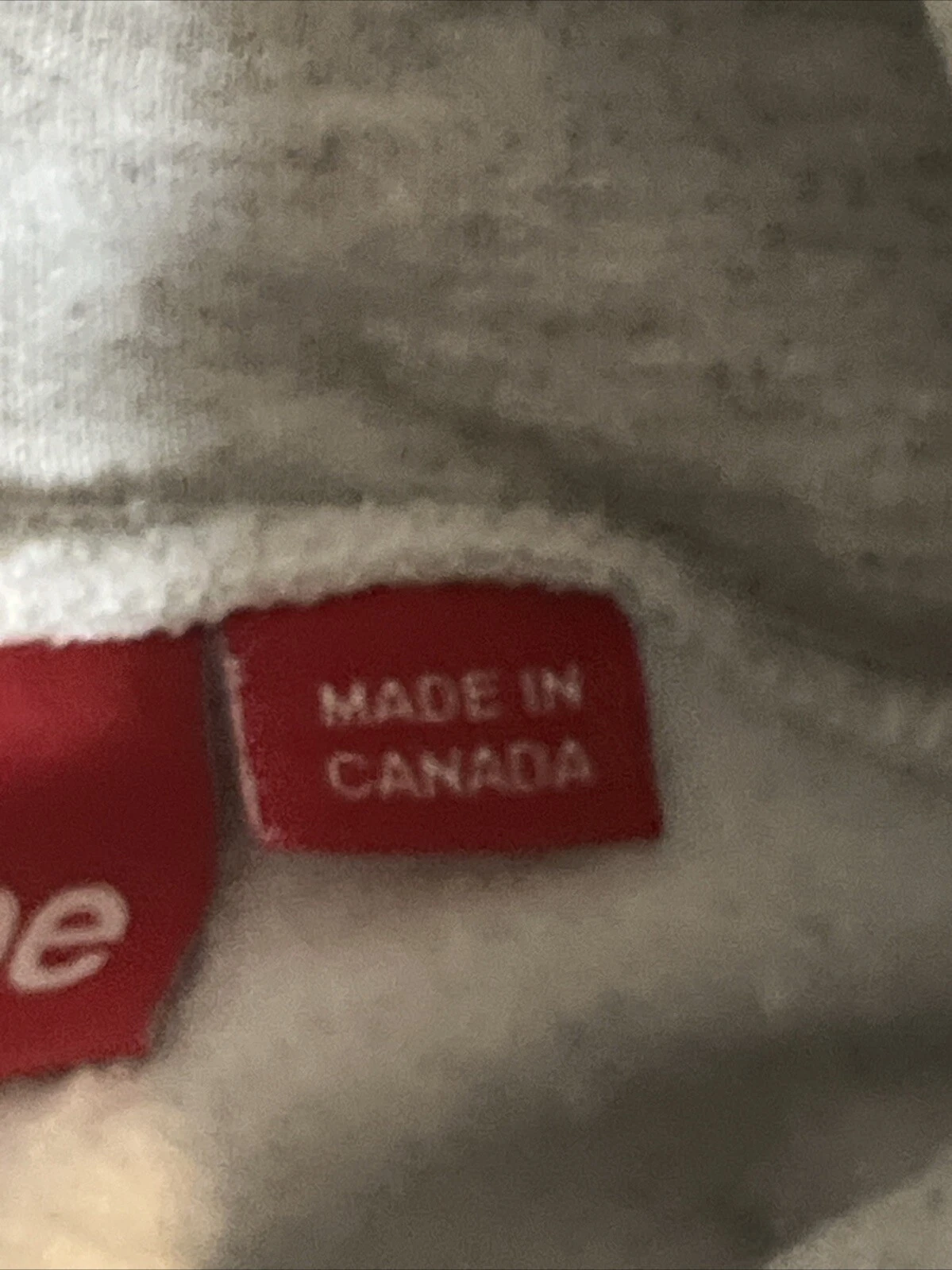 Felpa con cappuccio Supreme Soup Can grigio cenere taglia media made in Canada