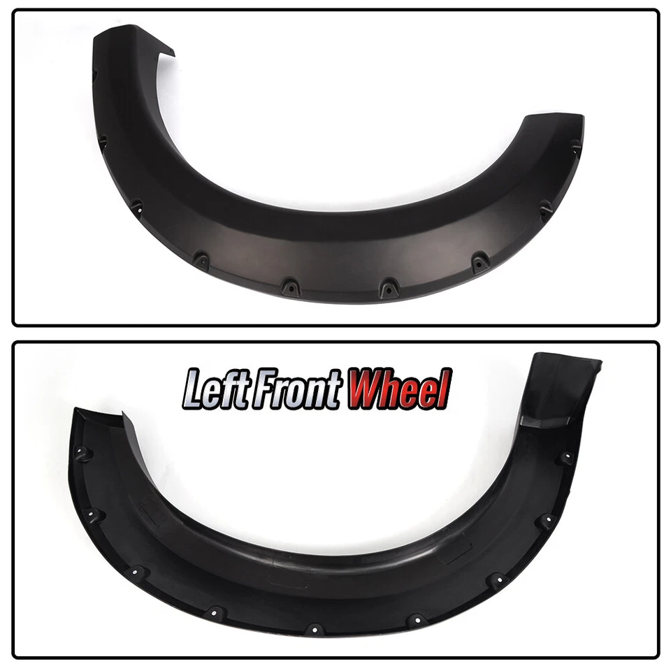 Fender Flares Pocket Rivet Bolt Style 4Pcs Fit For Ford F150 04 - 08 2006 Smooth - Image 4 of 4