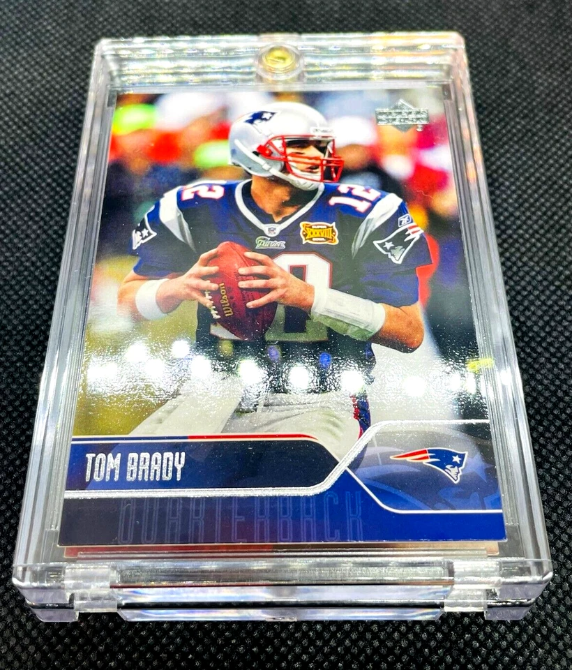 Tom Brady - 2004 Upper Deck SP - Super Bowl MVP - COMO NUEVO - ¡TARJETA DE LOS PRIMEROS PATRIOTAS! Foto 3 de 4