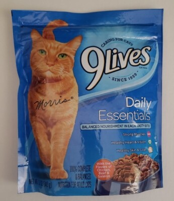 9Lives Daily Essentials Dry Cat Food Nutrition for Adult Cats  12Oz Bag