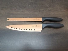 Copper Chef 2 Pc Knife Set 8" Professional Chef Knife & 9" Multi-Purpose Slicer