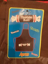NEW WITH TAGS JAY FRANCO POP CULTURE TOOTSIE ROLL BIB APRON KITSCHY KITCHEN