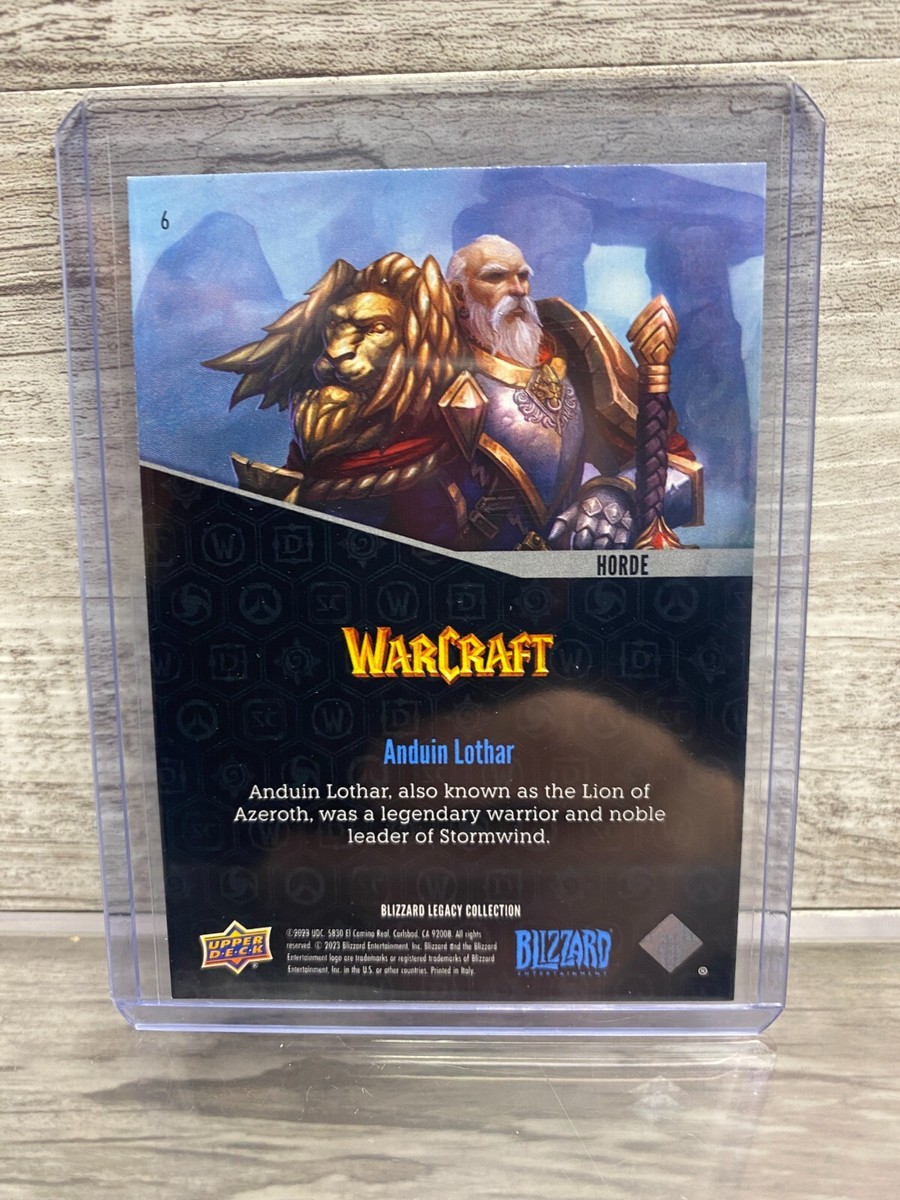 2023 Upper Deck Blizzard Legacy Collection #6 Warcraft Anduin