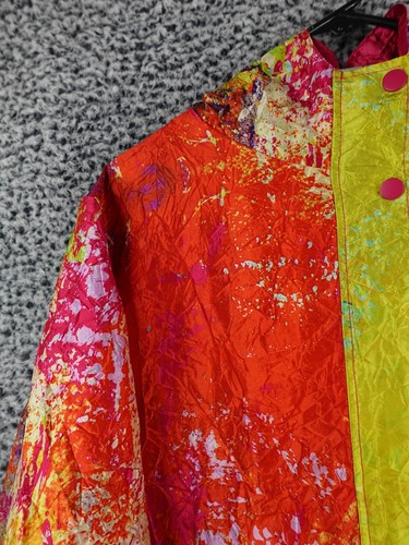 UBU Pack Your Personality Raincoat Reversible Womans 1XL Vibrant Wearable Art - Picture 2 of 12