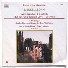 Mendelssohn Scotland NAXOS LASERDISC CLASSICS Symphony No. 3 Scottish