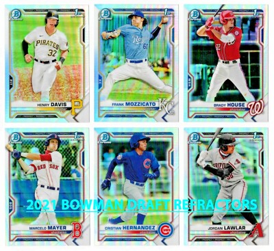 2021 Bowman Draft Chrome REFRACTOR Your Choice $2 or 2 Card Minimum YOU PICK!