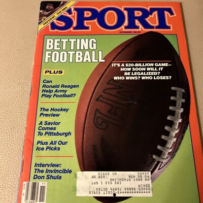 Sport Magazine November, 1984 Betting Football