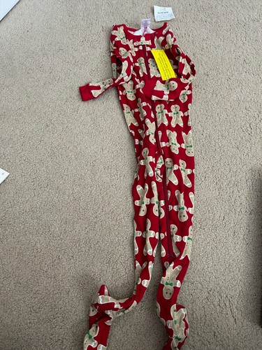 Gymboree Unisex Gingerbread Christmas Sleeper size 2T NEW WITH TAGS