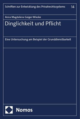 Dinglichkeit und Pflicht | Anna Magdalena Geiger-Wieske | 2024 | deutsch