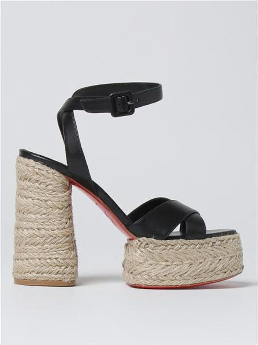 $945 Christian Louboutin SUPER MARIZA 130 Platform Heels 