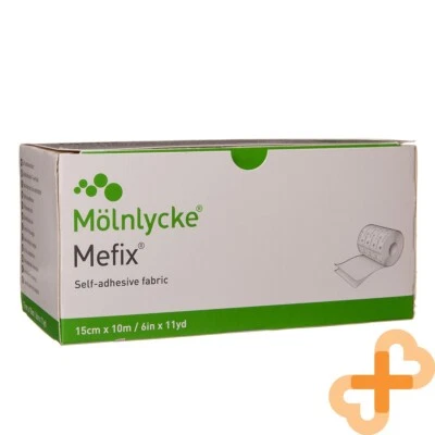 MOLNLYCKE Mefix Mölnlycke Selbstklebend Stoff Klebeband Bandage 15cm X 10m Rolle Patch