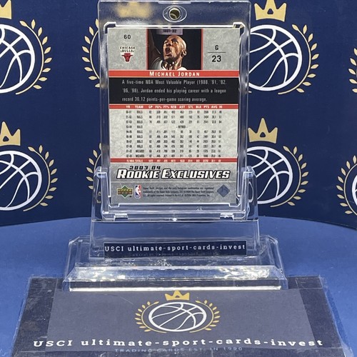 🇺🇸🏀2003-04 Upper Deck Rookie Exclusive Michael Jordan # 60-Mint**Card**📈 - Bild 4 von 6