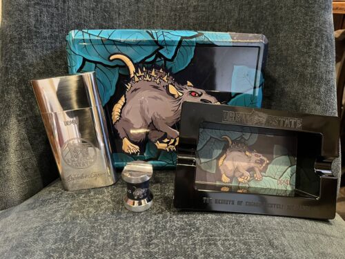 HTF! Drew Estate: The Rebirth of Cigars Ashtray Rat Melamine Limited Edition Tin