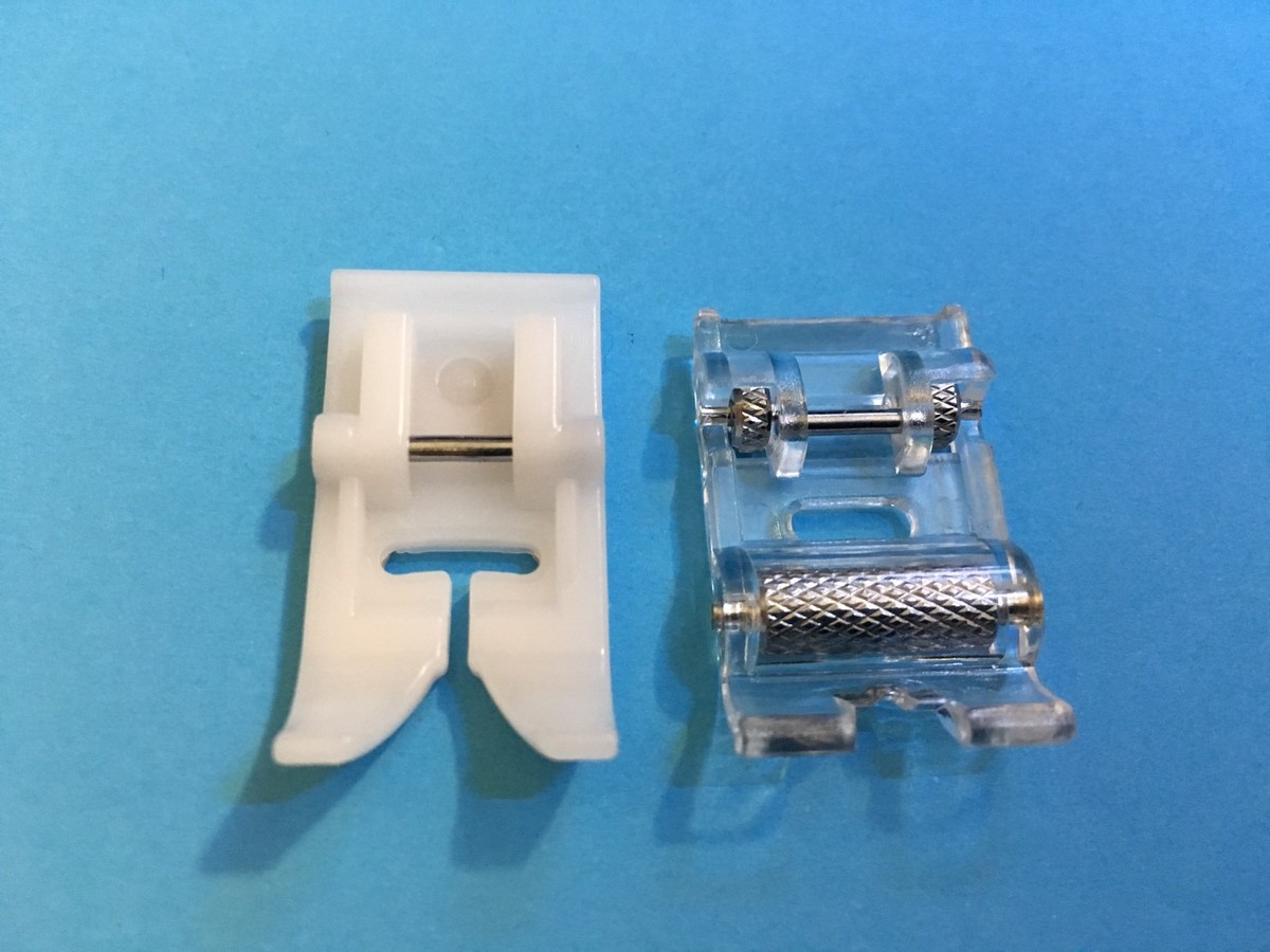 2 Rollsäumer Fuß für AEG, Privileg, Singer, W6, Pfaff,Viktoria, FIF