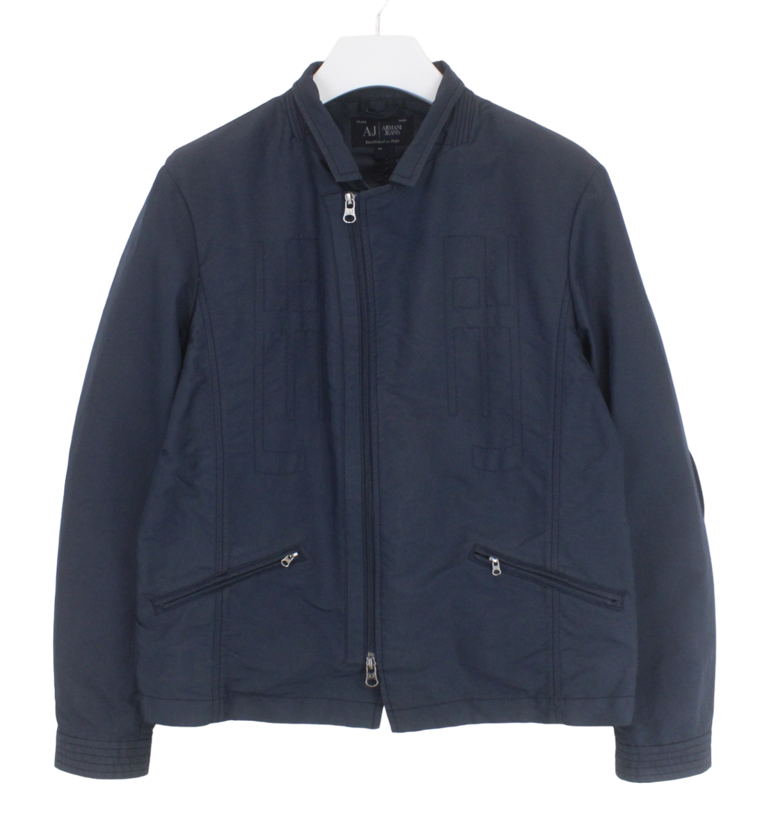 ARMANI JEANS Jacket Men's EU 54 Unlined Spread Collar Full ARMANI JEANS Jacket Men's EU 54 Unlined Spread Collar Full