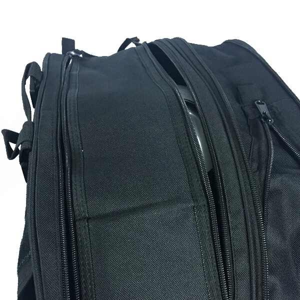 Alforjas impermeables para motocicleta 36-58L bolsas de sillín de almacenamiento de gran capacidad Foto 3 de 4