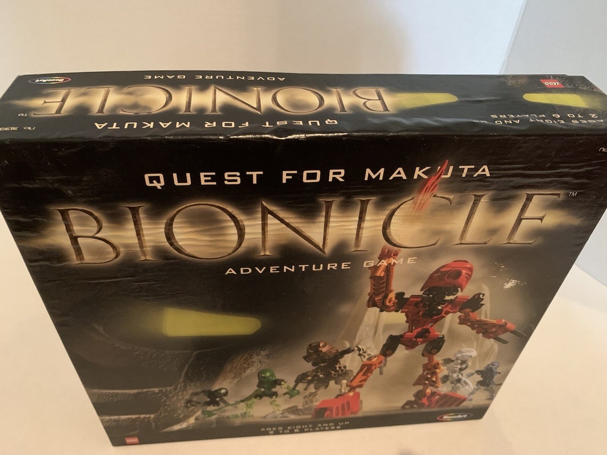 VTG Bionicle Quest for Makuta Adventure Game 2001 Almost Complete (see pics)