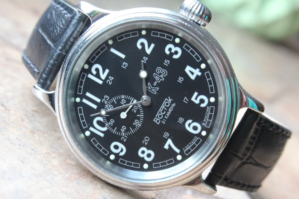 Reloj Pulsera Vostok Komandirskie Mecánico Cuerda Automática K-43 Retro 540933 Foto 4 de 4