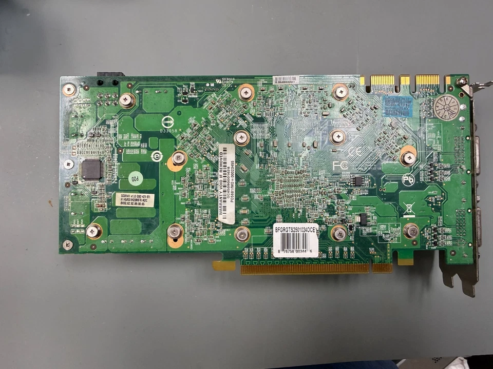 BFG NVIDIA GeForce GTS 250 1 GB GDDR3 PCI Express 2.0 x16 Video Card - Image 3 of 4