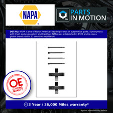 Brake Pad Fitting Kit fits VW TRANSPORTER Mk3 1.6D Front 81 to 92 NAPA Quality