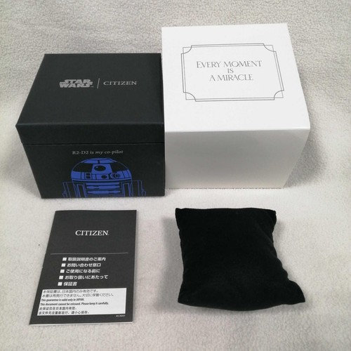 Citizen Attesa Cal.E660 Star Wars R2-D2 Eco-Drive Solaire Montre Hommes Auth - Photo 7 sur 8