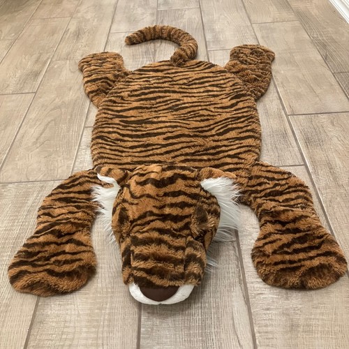 Jellycat Tia Tiger Playmat Rug RETIRED Large Plush Nursery Orange Striped RARE