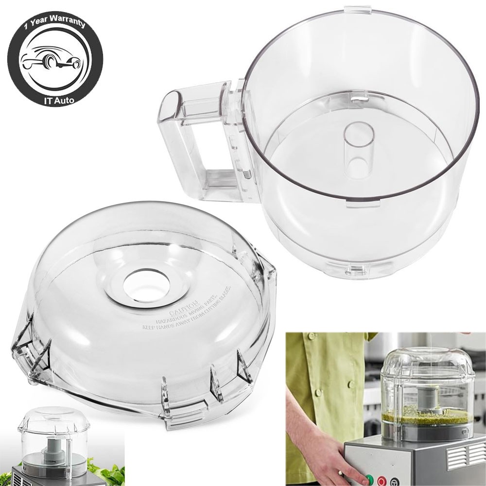 Robot Coupe R2 3Qt Cutter Bowl 112203&Lid 106458S Replacement for R2B R2N Series