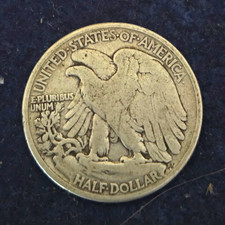 1942 Walking Liberty US Silver Half Dollar Coin - Uncertified