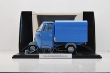 APE Piaggio P501 Van Closed 1979 Blue Mitica 1/18 NEW IN BOX