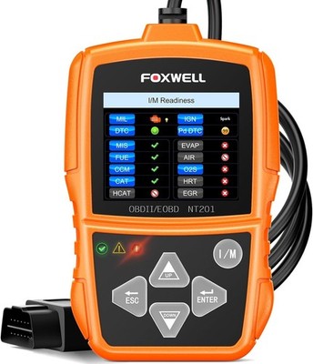 Reset Check Engine Light with NT201 OBD2 Scanner - I/M Readiness  Feature