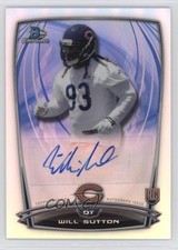2014 Bowman Chrome Rookie Refractor Auto Will Sutton #RCRA-WS Auto 1gh7