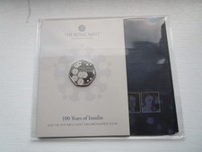 2021 Commemorating 100 years of Insulin UK BU 50p coin pack