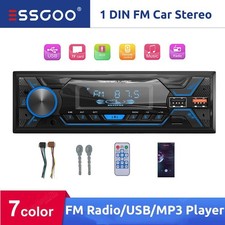 Bluetooth Car Stereo Audio In-Dash FM Aux Input Receiver SD USB MP3 Radio Player