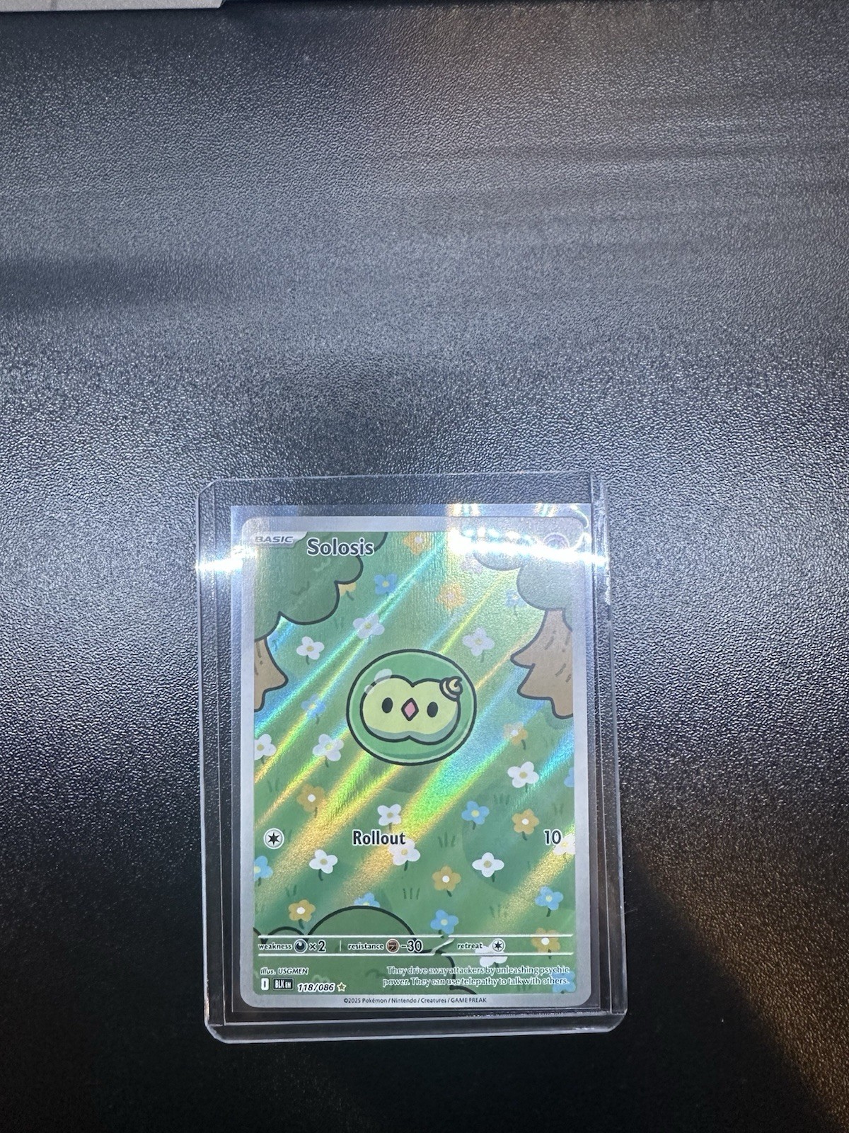 Pokemon Solosis 118/086 English Illustration Rare Black Bolt