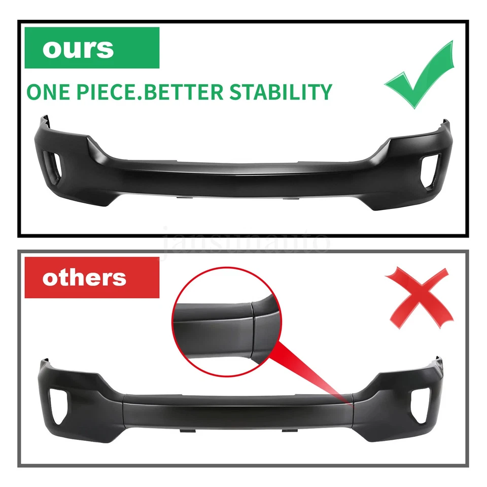 Front Bumper Face Bar Body Kit Black Fit For 2016-2019 Chevy Silverado 1500 Foto 4 de 4